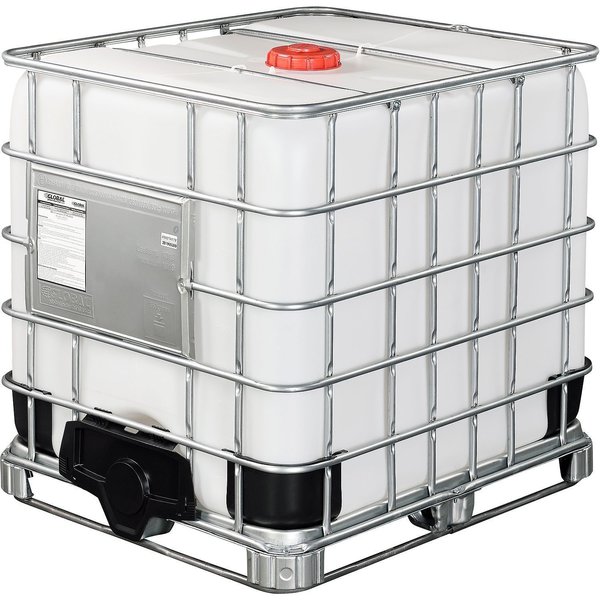 Global Industrial IBC Container 275 Gallon UN approved w/ Composite Metal Pallet Base 493531